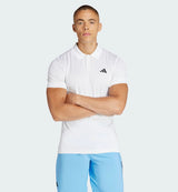 Polo Adidas Freelift Blanc vue de face