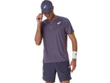 Polo Asics Match Actibreeze Greyish Purple vue de face