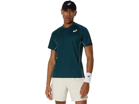 Polo Asics Match Actibreeze Polo-Shirt Saxon Green vue de face