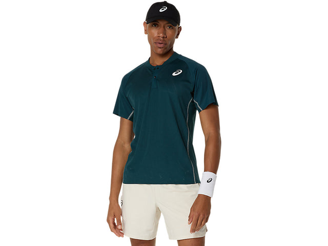 Polo Asics Match Actibreeze Polo-Shirt Saxon Green vue de face