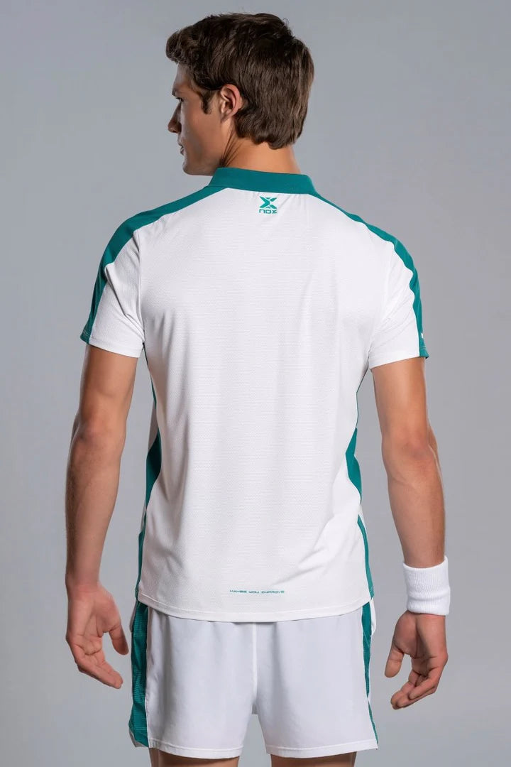 Polo Nox Pro Blanc / Vert Ivoire