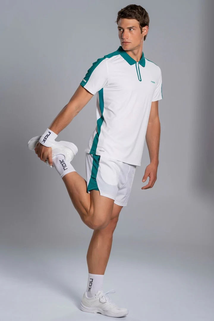 Polo Nox Pro Blanc / Vert Ivoire