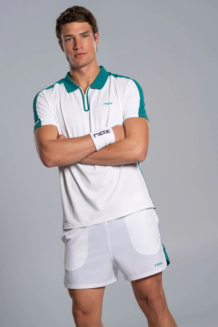 Polo Nox Pro Blanc / Vert Ivoire