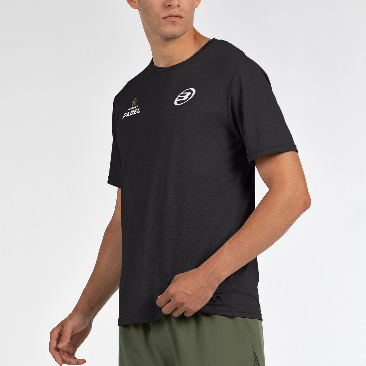 Tee Shirt de padel Bullpadel Prilep Negro