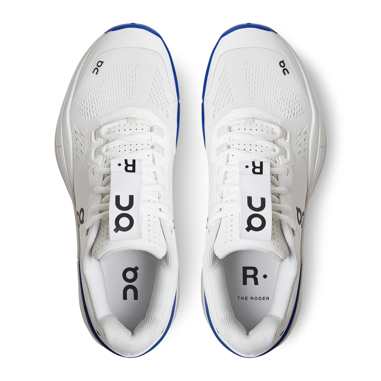 Chaussures On THE ROGER Pro Men White Indigo vue angle 1