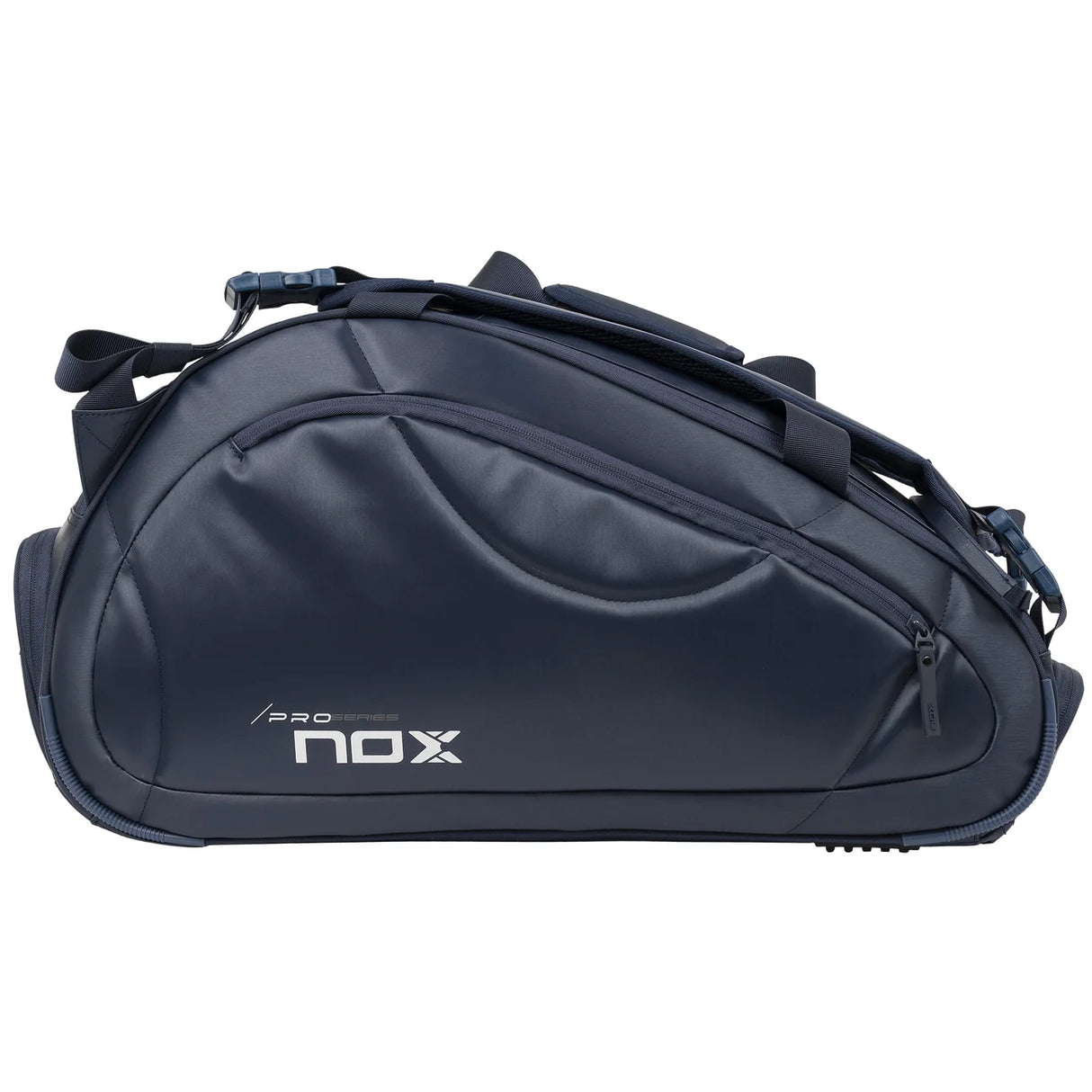 Détail des compartiments du sac Nox Pro Bleu Marine