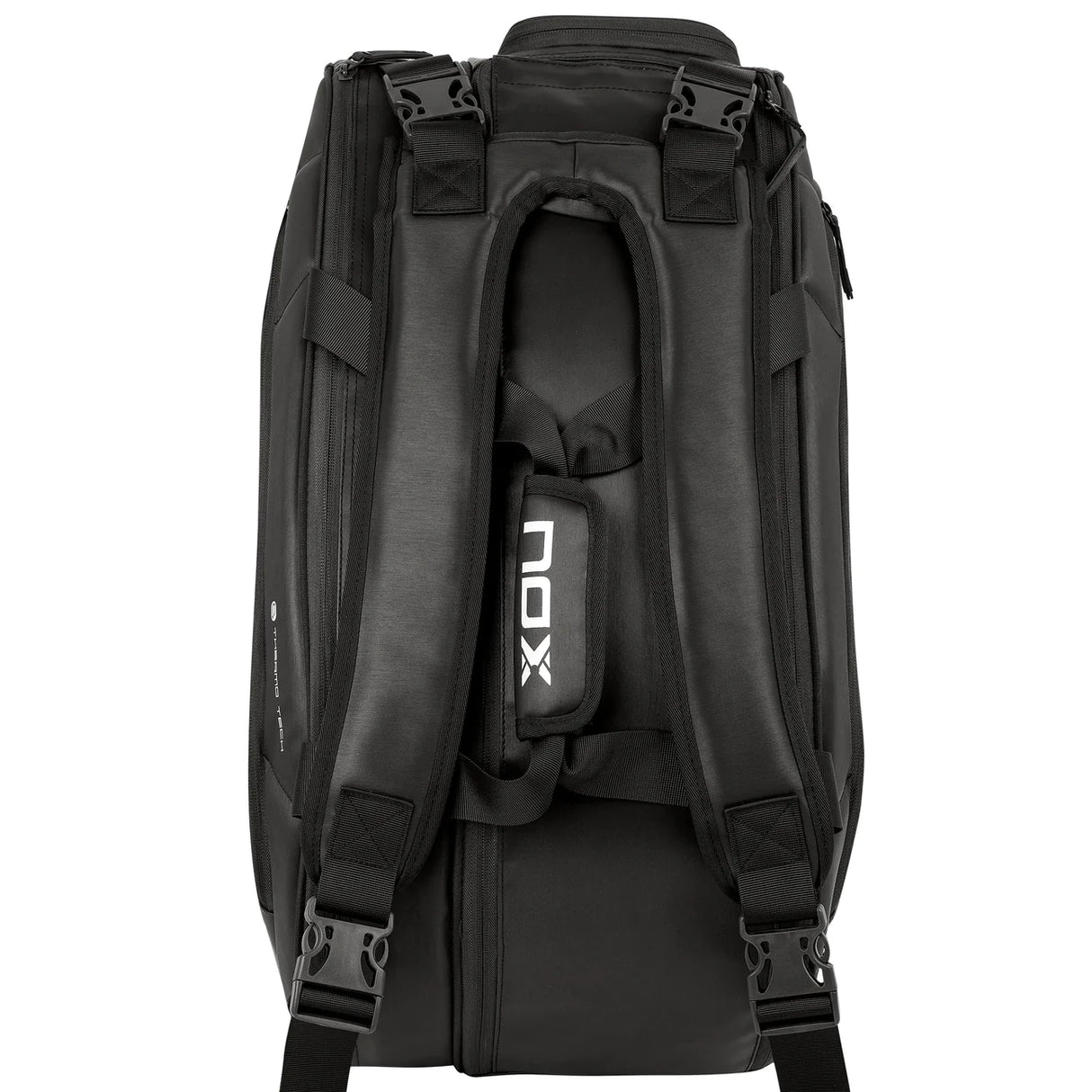 Sac Nox Pro Noir entièrement ouvert pour rangement maximal