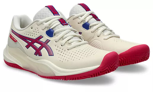 Semelle terre battue Chaussures Asics Gel Challenger 15 Clay femme Cream Bright Rose