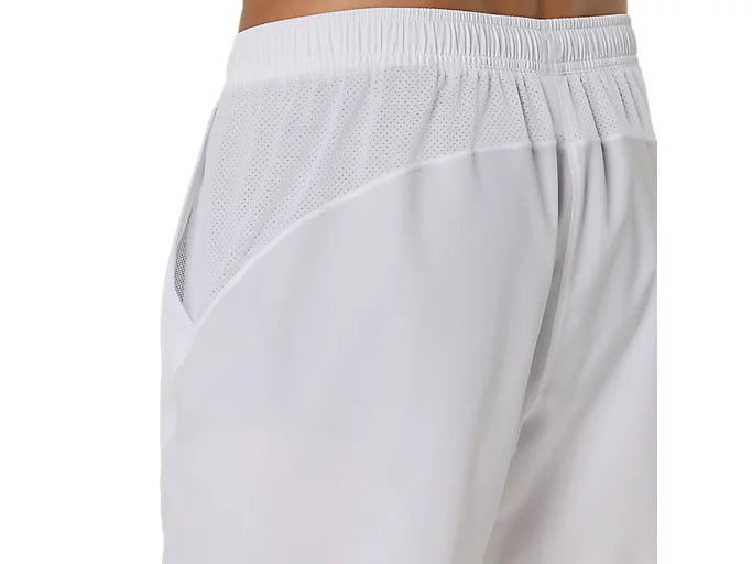 Zoom sur la coupe et le tissu Short Asics Court Short White