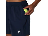 Détail tissu respirant Short Asics Court Short Midnight