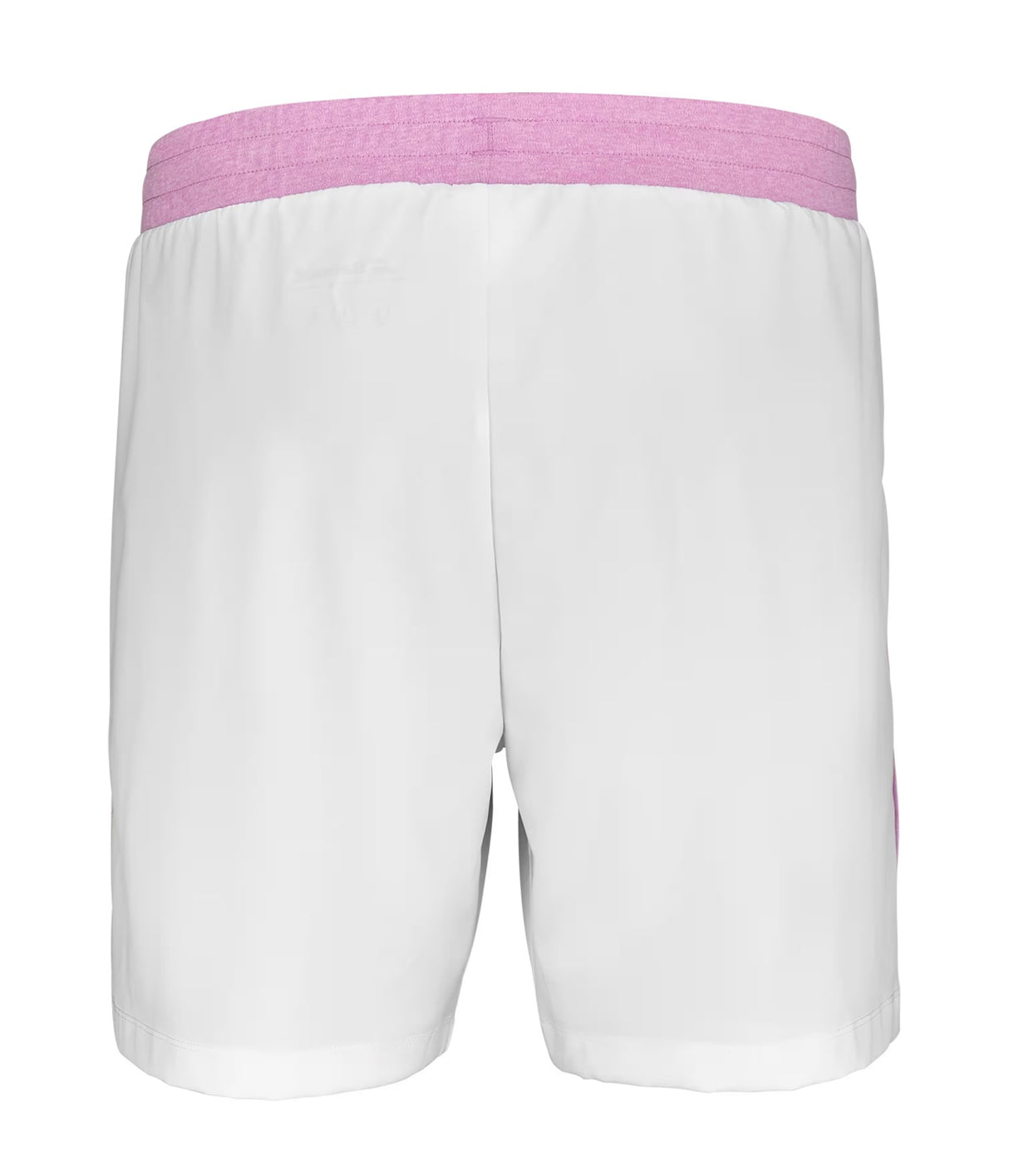Short Babolat Lebron Blanc en action sportive