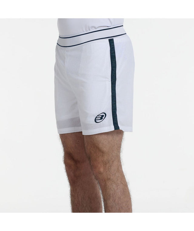 Short Bullpadel Lobios Blanco vue de face