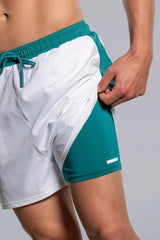 Short de padel Nox Pro Blanc / Vert Ivoire