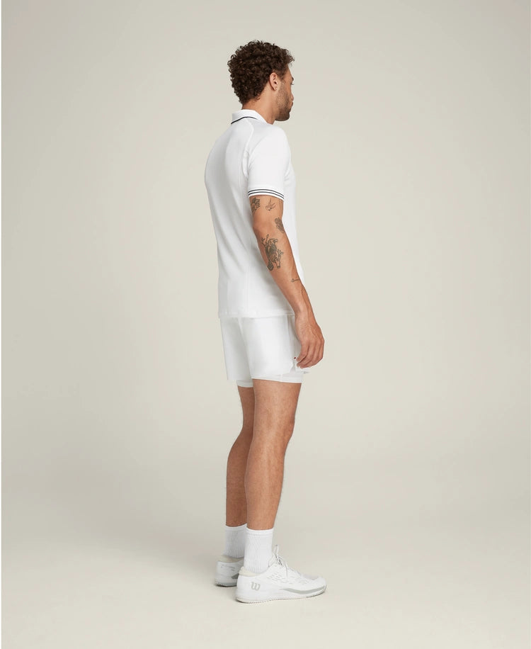 Vue arrière du Short Wilson Bela Blanc