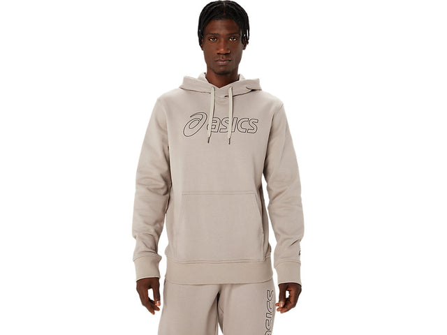 Sweat Asics Gris vue de face