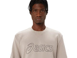 Vue avant du Sweatshirt Asics Grey