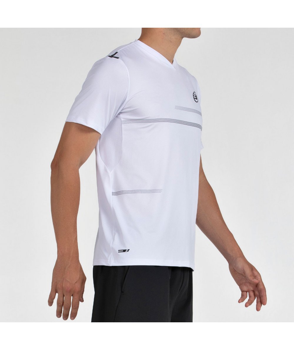 Tee Shirt de padel Bullpadel Montuno Blanco
