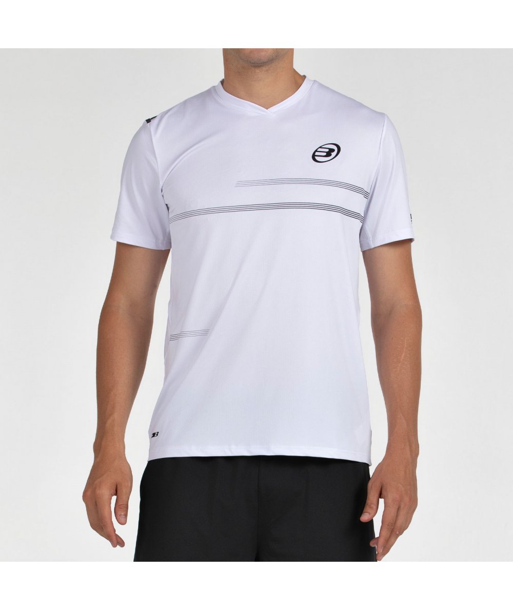 Tee Shirt de padel Bullpadel Montuno Blanco