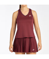 Débardeur de padel Bullpadel Aza Vino Burdeos