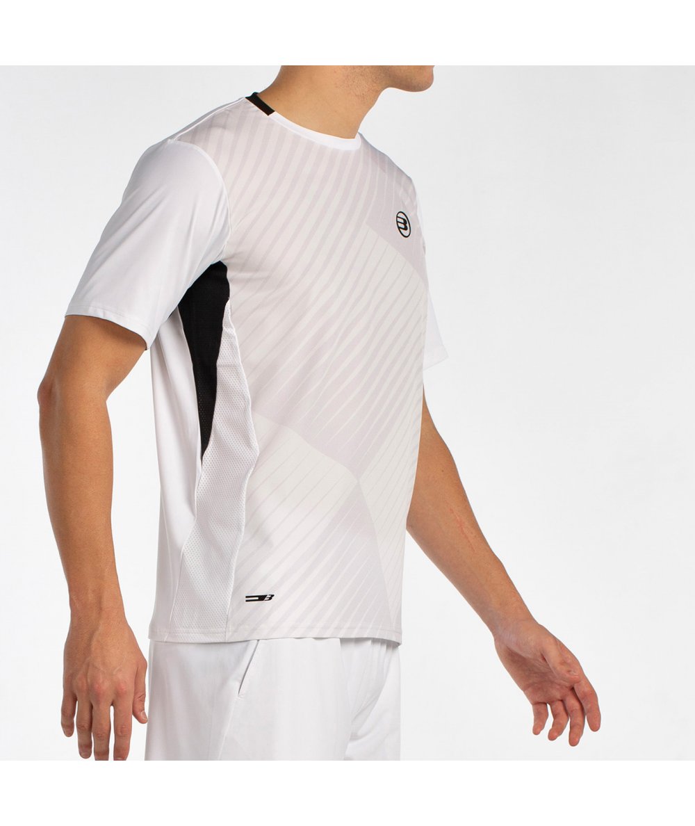 Tee Shirt de padel Bullpadel Malmok Blanco
