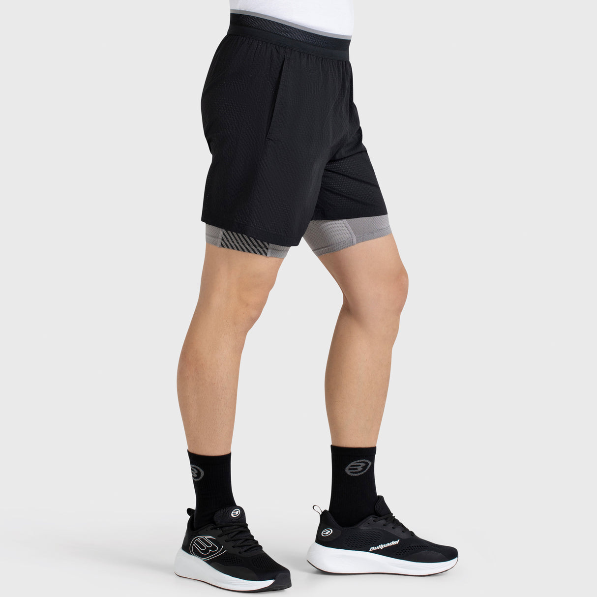 Short de padel Bullpadel Tanoel Negro