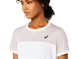 Tee Shirt Asics Court SS Top Watershed Rose vue arrière