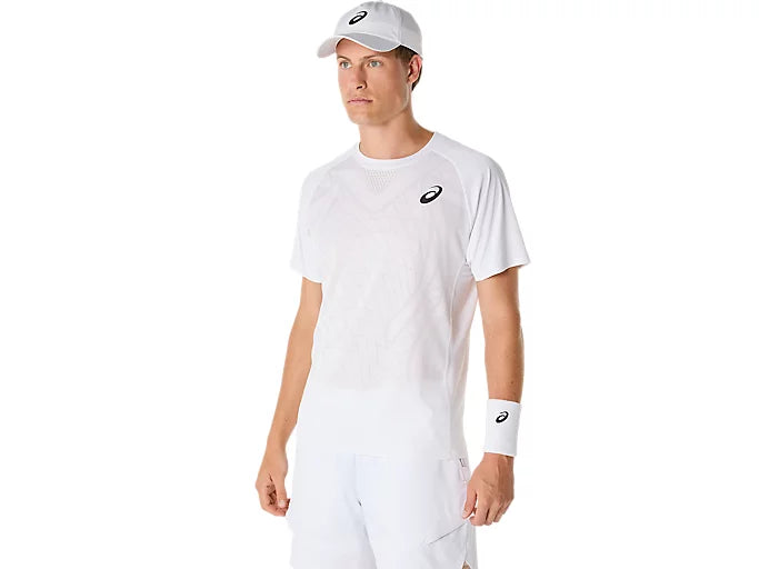 Tee Shirt Asics Match Actibreeze SS Top White vue latérale