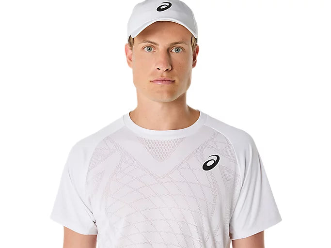 Détail tissu Actibreeze Tee Shirt Asics Match SS Top White