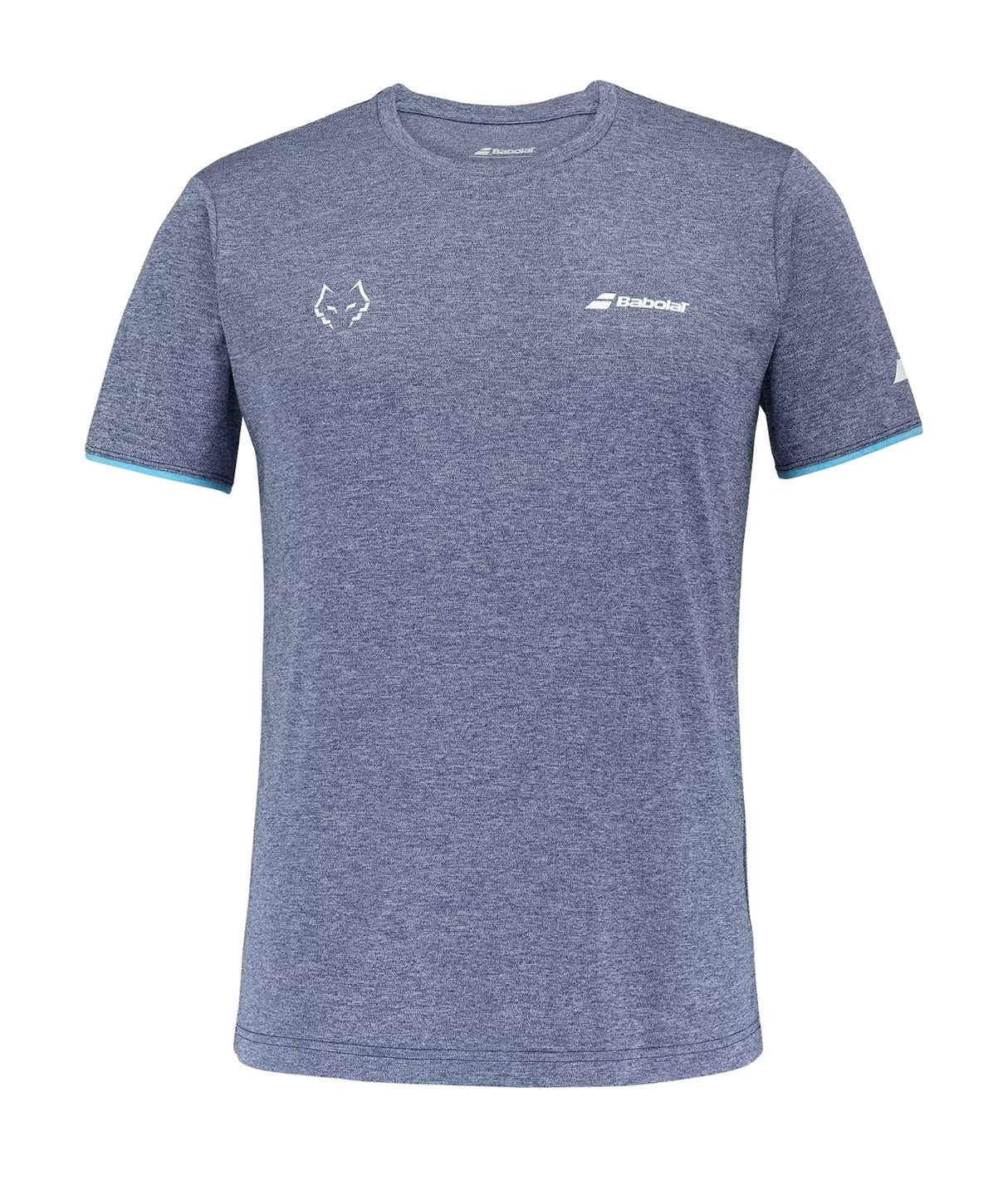Tee Shirt Babolat Lebron Bleu vue de face