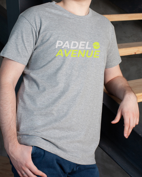 Tee Shirt Padel Avenue Gris pour homme – Confort et style sportif