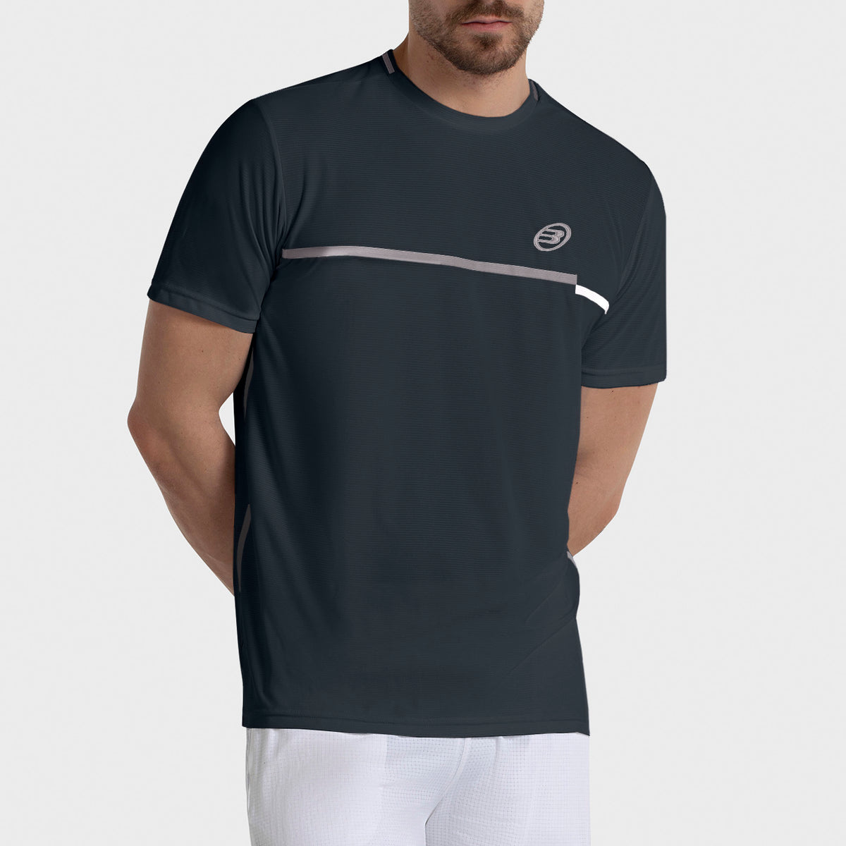 Tee Shirt de padel Bullpadel Teloi Negro