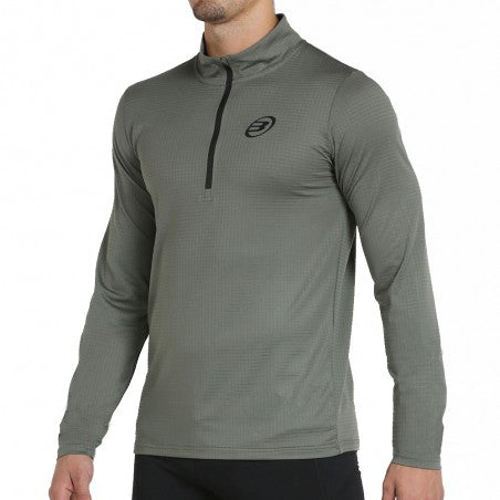 Veste Bullpadel Beid Kaki portée par un joueur