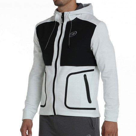 Détail du tissu et design de la veste Bullpadel Belel Hielo