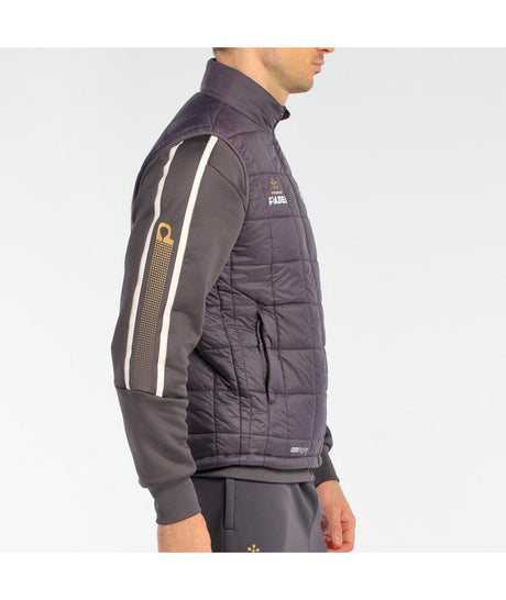 Détail fermeture éclair Veste Sans Manches Bullpadel Belio Carbon