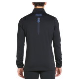 Veste Bullpadel Trives Noir portée par un joueur