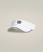 Visière Wilson White pour padel et tennis offrant confort et protection solaire