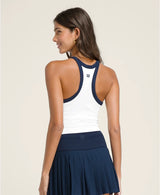 Vue arrière Brassière Wilson On The Daily Brami White / Classic Navy