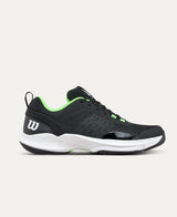 Chaussures de padel Wilson Hurakn Pro V2 Black White Green Gecko