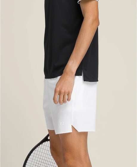 Poches et finition Short Wilson Tournament V2 7'' White