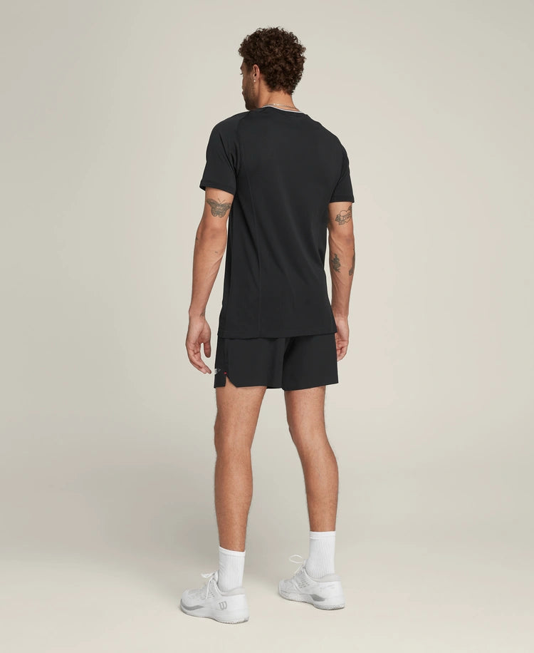 Vue arrière du Tee Shirt Wilson Bela Noir