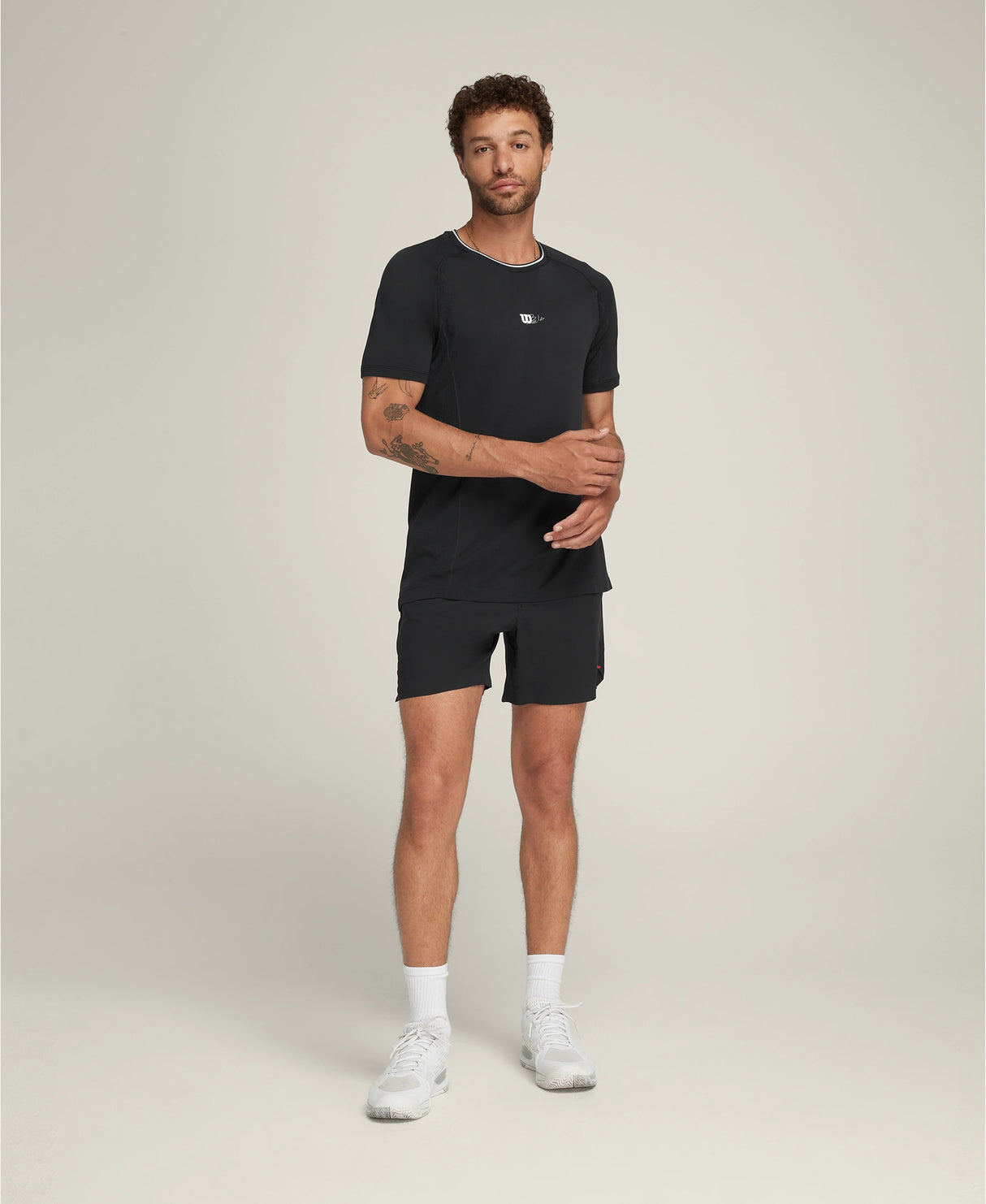 Détails du logo Wilson sur le Tee Shirt Bela