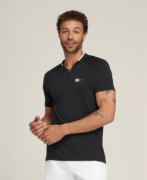 Tee Shirt Wilson Zip Noir vue de face