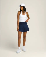 Jupe Wilson Midtown Classic Navy portée en match