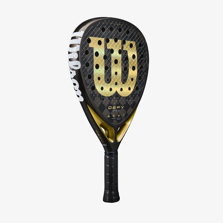 Joueur utilisant la raquette Wilson Defy Pro V1 sur le court