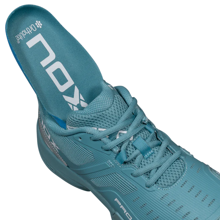 Chaussures de padel NOX AT10 Pro Turquoise / Blanc