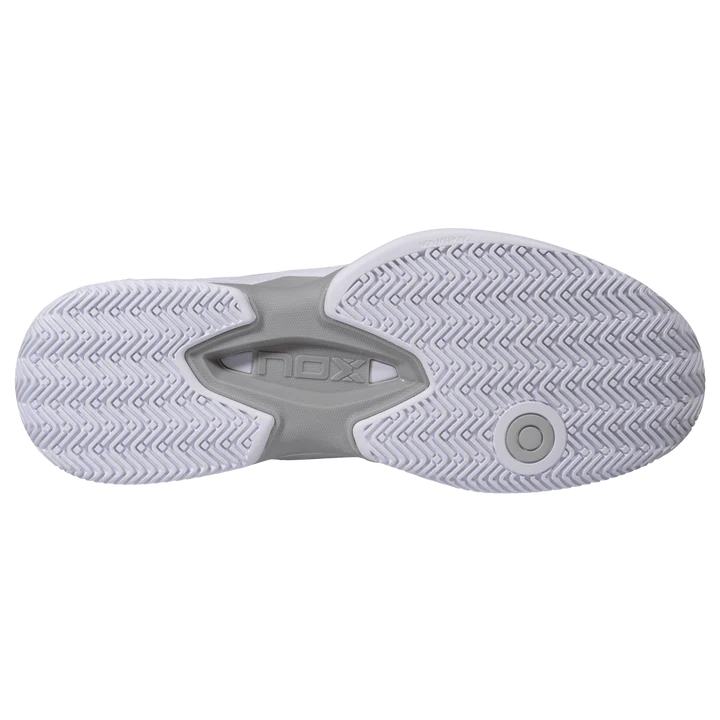 Chaussures de padel Nox AT10 Luxury Blanc / Gris