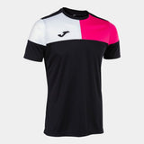 Maillot Joma Crew V Noir Rose Blanc